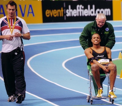 AVIVA Indoor trials Leon and Chris Clarke